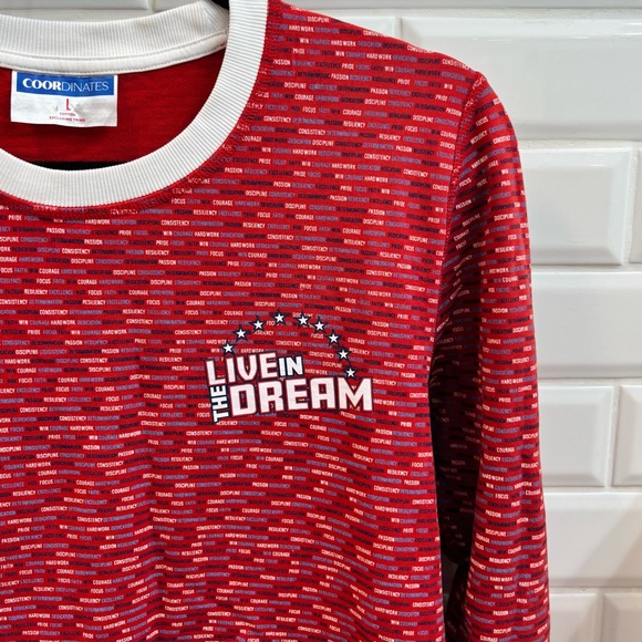 NWT Women’s Large Coordinates Inspirational Team USA Jogger SET in Red - Picture 4 of 12